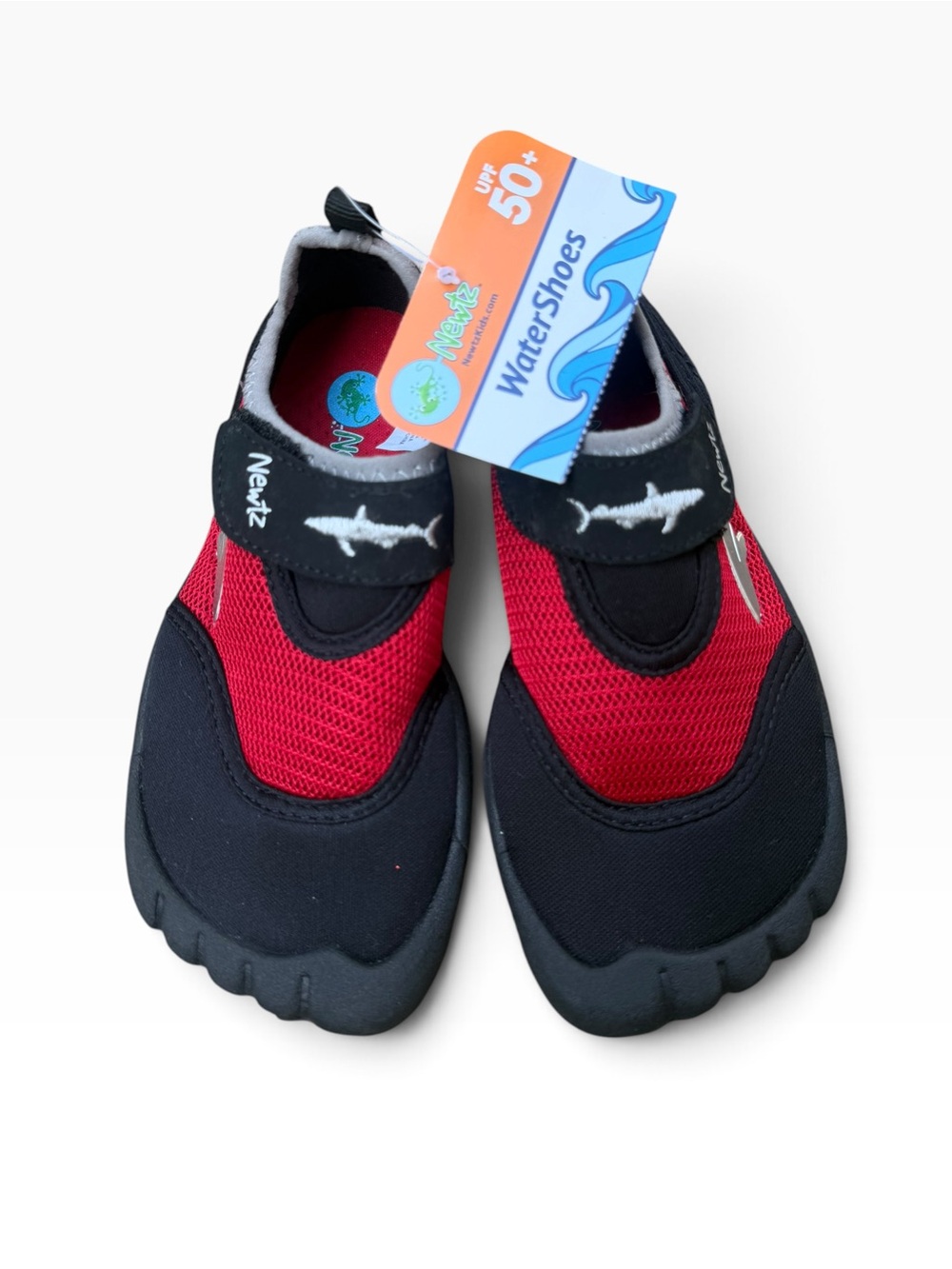NEW Newtz water shoes size TODDLER BOY 12 color Red black resistant UPF 50+
